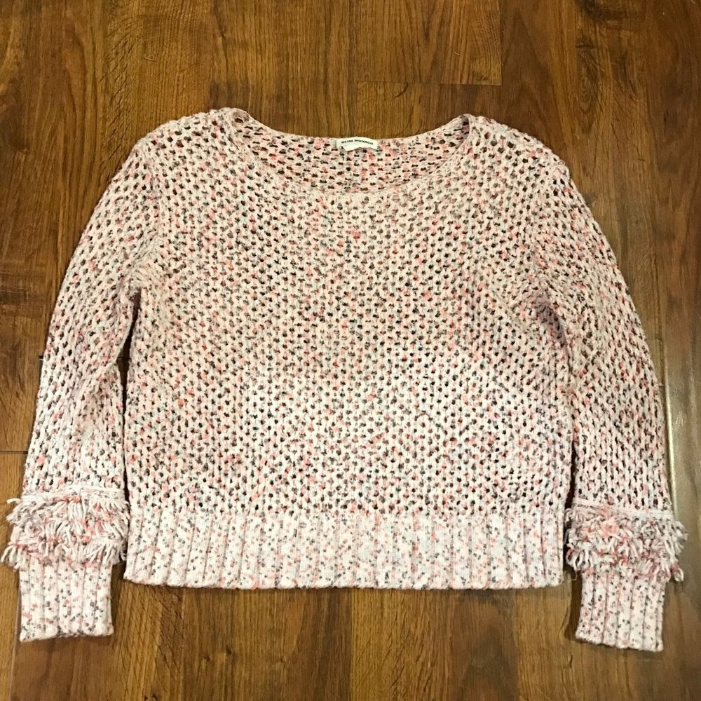 Club Monaco speckled open knit Sweater